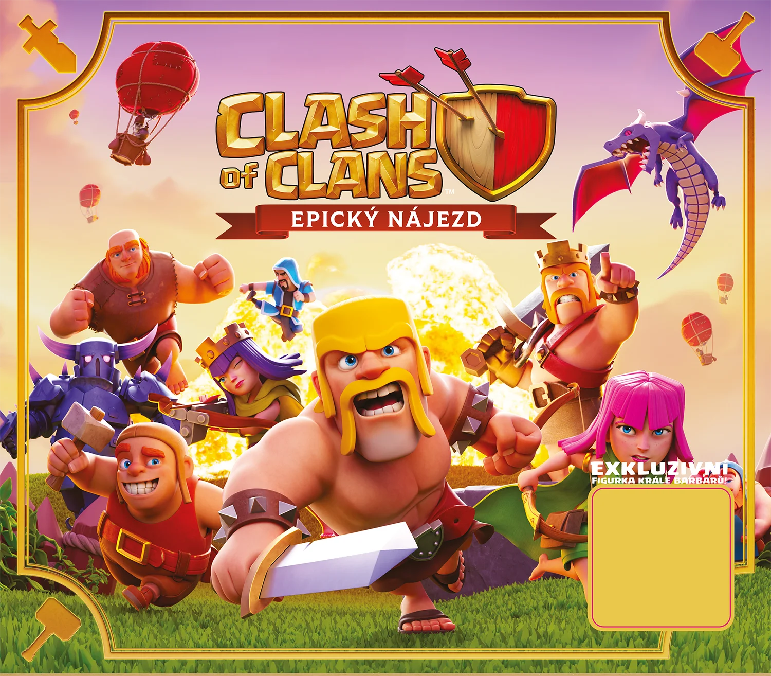 03 Clash Of Clans Epicky Najezd Vesnicke Vydani Box Front