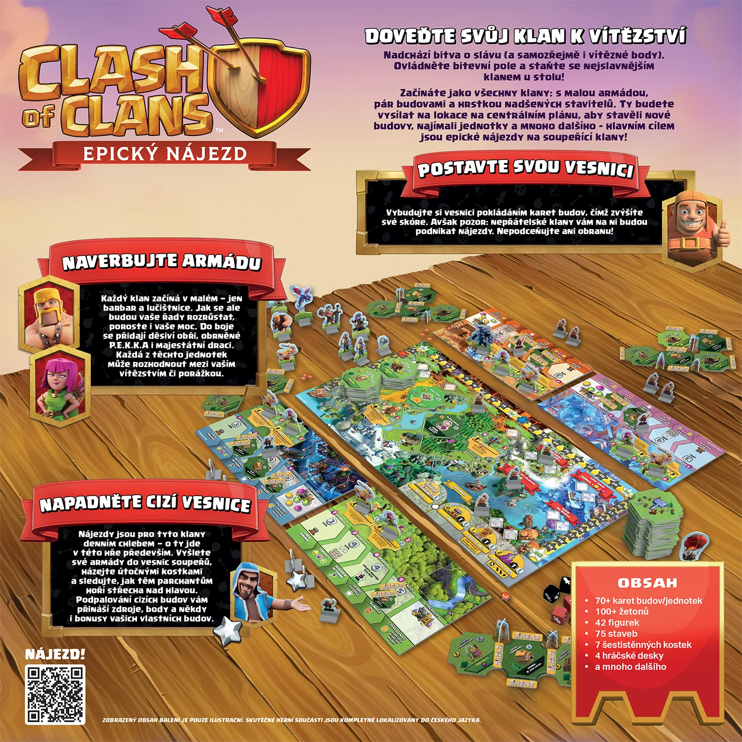 04 Clash Of Clans Epicky Najezd Vesnicke Vydani Box Back