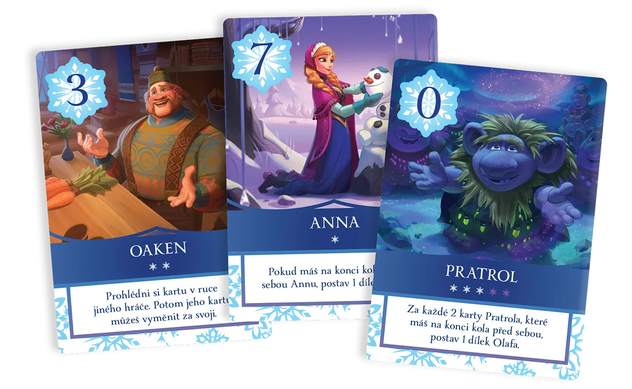 06 Disney Frozen Rozkutaleny Olaf Karty