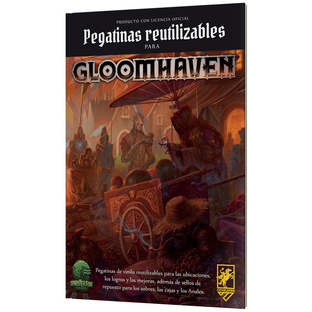 Gloomhaven pegatinas reutilizables Board Game - Asmodee Spain