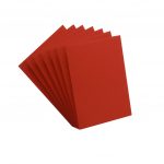 Pack Matte Prime Sleeves Red (100)