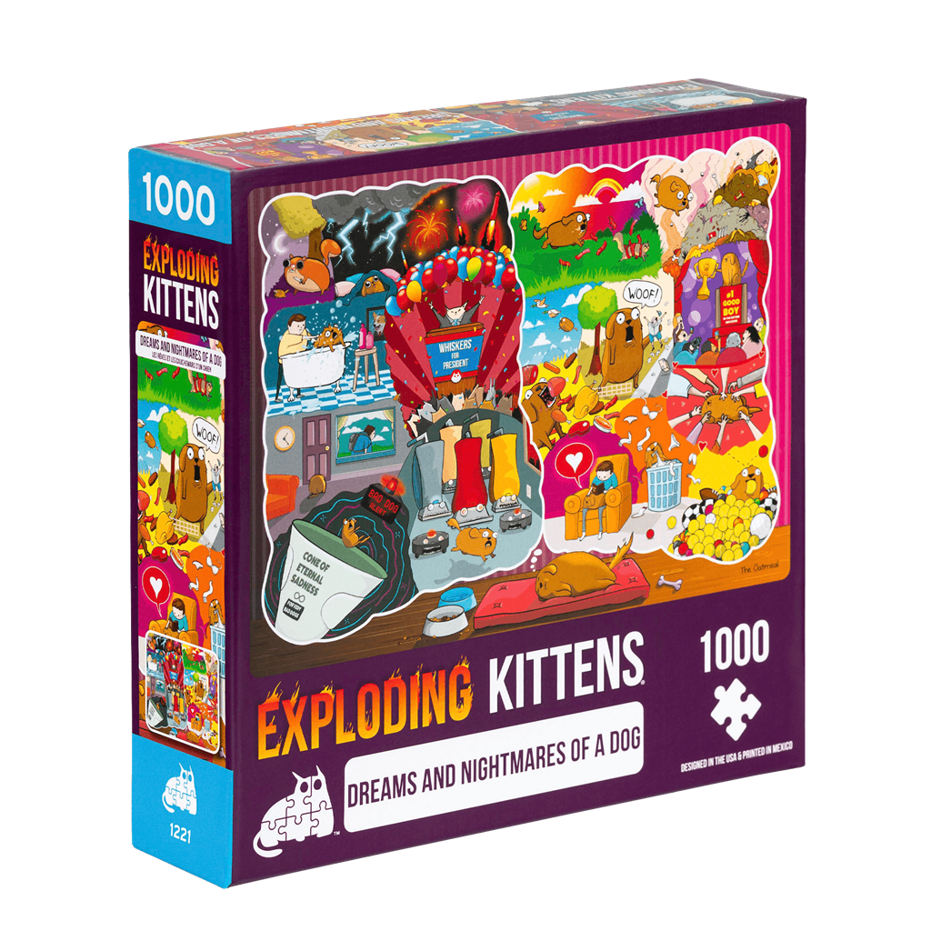 Puzzle 1000 pcs The Dreams and Nightmares of a Dog