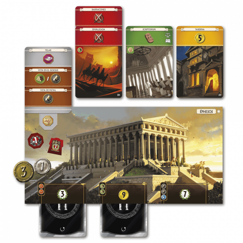 7 Wonders Brettspiel (2020 Edition) – Strategiespiel Für 3–7 Spieler, Ab 10 Jahren, Ca. 30 Minuten