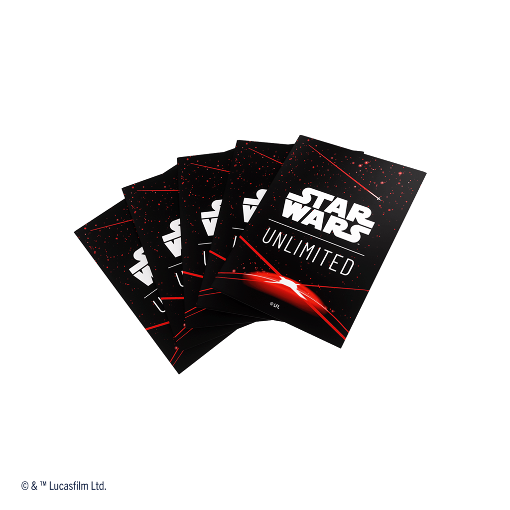 SW: Unlimited Art Sleeves Double  Space Red