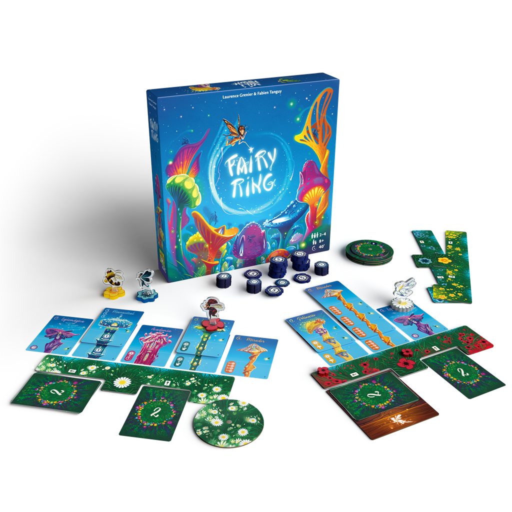 Asmodee Fairy Ring - Gioco Da Tavolo In Italiano, 2-4 Giocatori, 10+ Anni, Durata 40 Minuti, Magia E Funghi