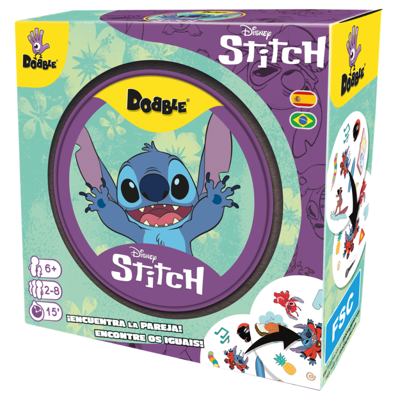 Dobble Disney Stitch Juego de mesa - Asmodee Spain