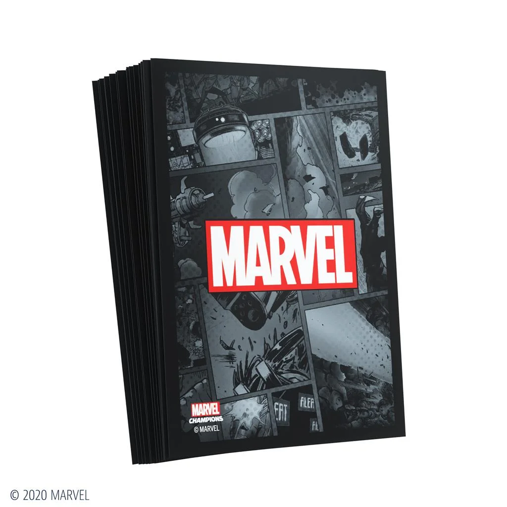 Marvel Champions Sleeves Marvel Black