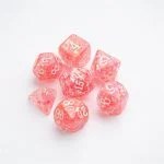 Peach RPG Dice Set (7pcs)