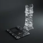 Crystal Twister Premium Dice Tower