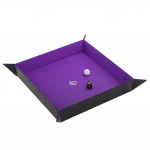 Magnetic Dice Tray Square Black/Purple