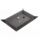 Magnetic Dice Tray Rectangular Black/Gray