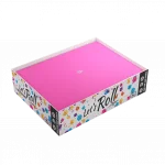 Magnetic Dice Tray Rectangular Black/Pink