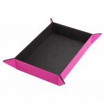 Magnetic Dice Tray Rectangular Black/Pink