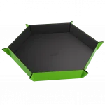 Magnetic Dice Tray Hexagonal Black/Green