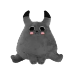 Exploding Kittens 8″ plush Evil Cat