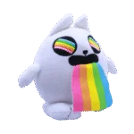 Exploding Kittens Rainbow Ralph plush