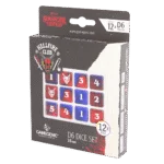 ST: Hellfire Club D6 Dice Set (12) 16mm