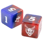 ST: Hellfire Club D6 Dice Set (12) 16mm