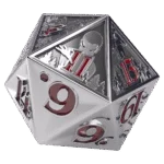 ST: Hellfire Club Premium Metal D20 Die