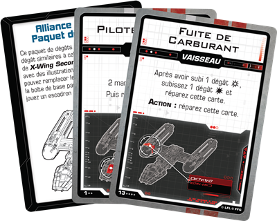 X-Wing 2.0 : Paquet Dégâts Alliance Rebelle