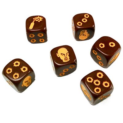Zombicide : Set de Dés marron