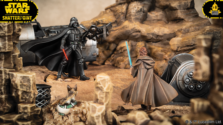 Figurines Star Wars: Shatterpoint - Chasseur de Jedi Set d