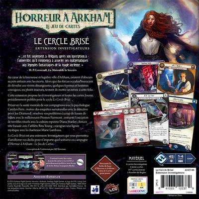 Arkham JCE : Le Cercle Brisé (Investigateurs)
