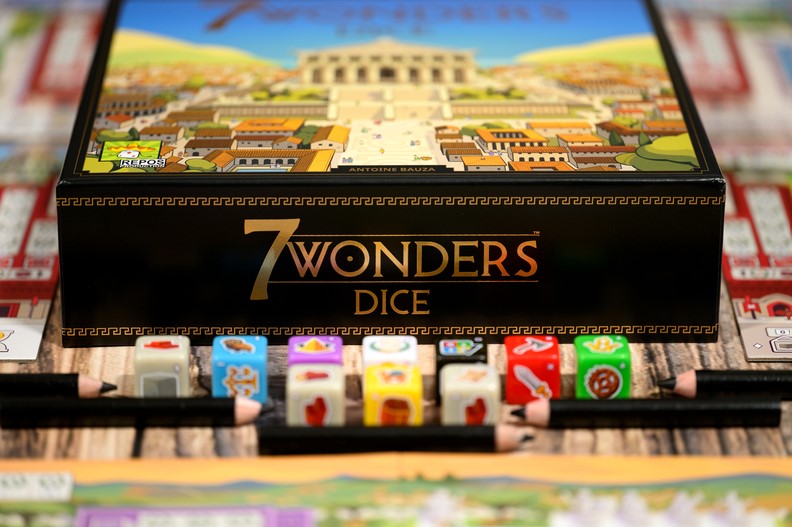 jeu societé dés 7 wonders dice