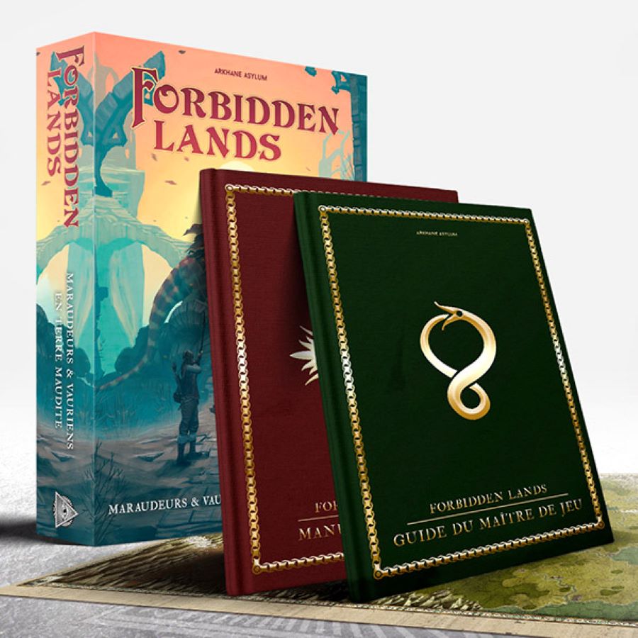 Boîte du jeu de rôle Forbidden Lands