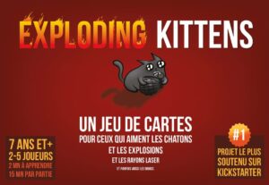 Visuel de la boîte du jeu de société Exploding Kittens