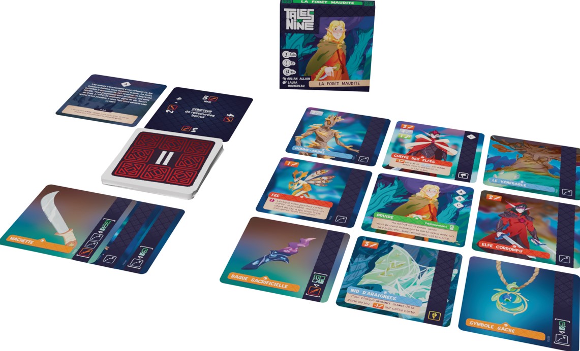 cartes du jeu Tales of Nine