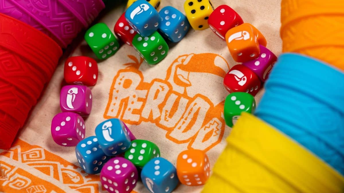 Dés du jeu de société Perudo