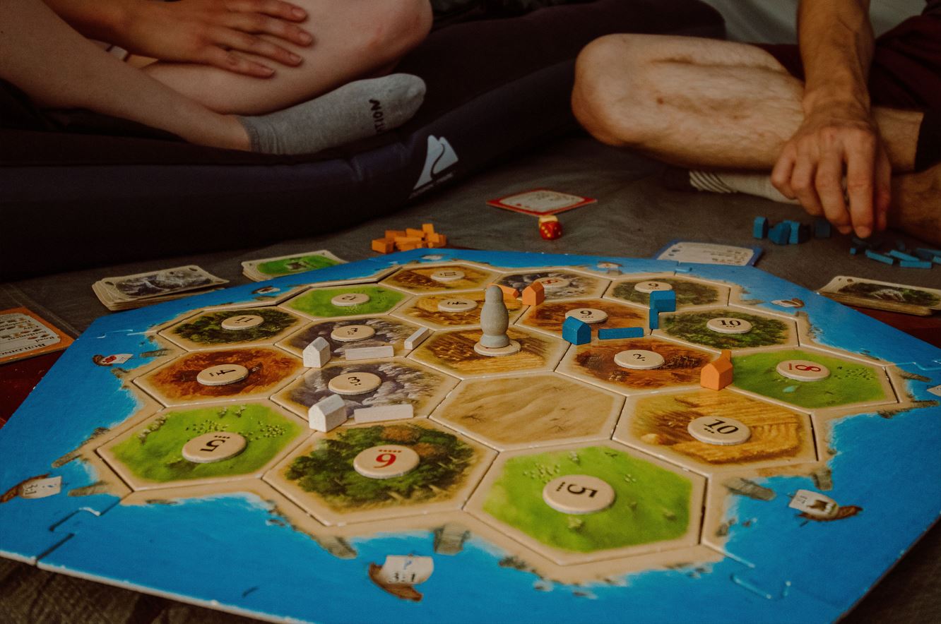 Eléments du jeu de société Catan