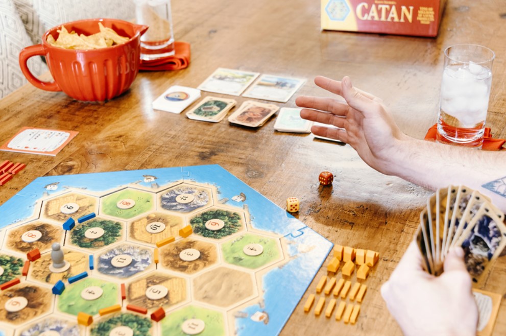 lifestyle du plateau du jeu de société Catan