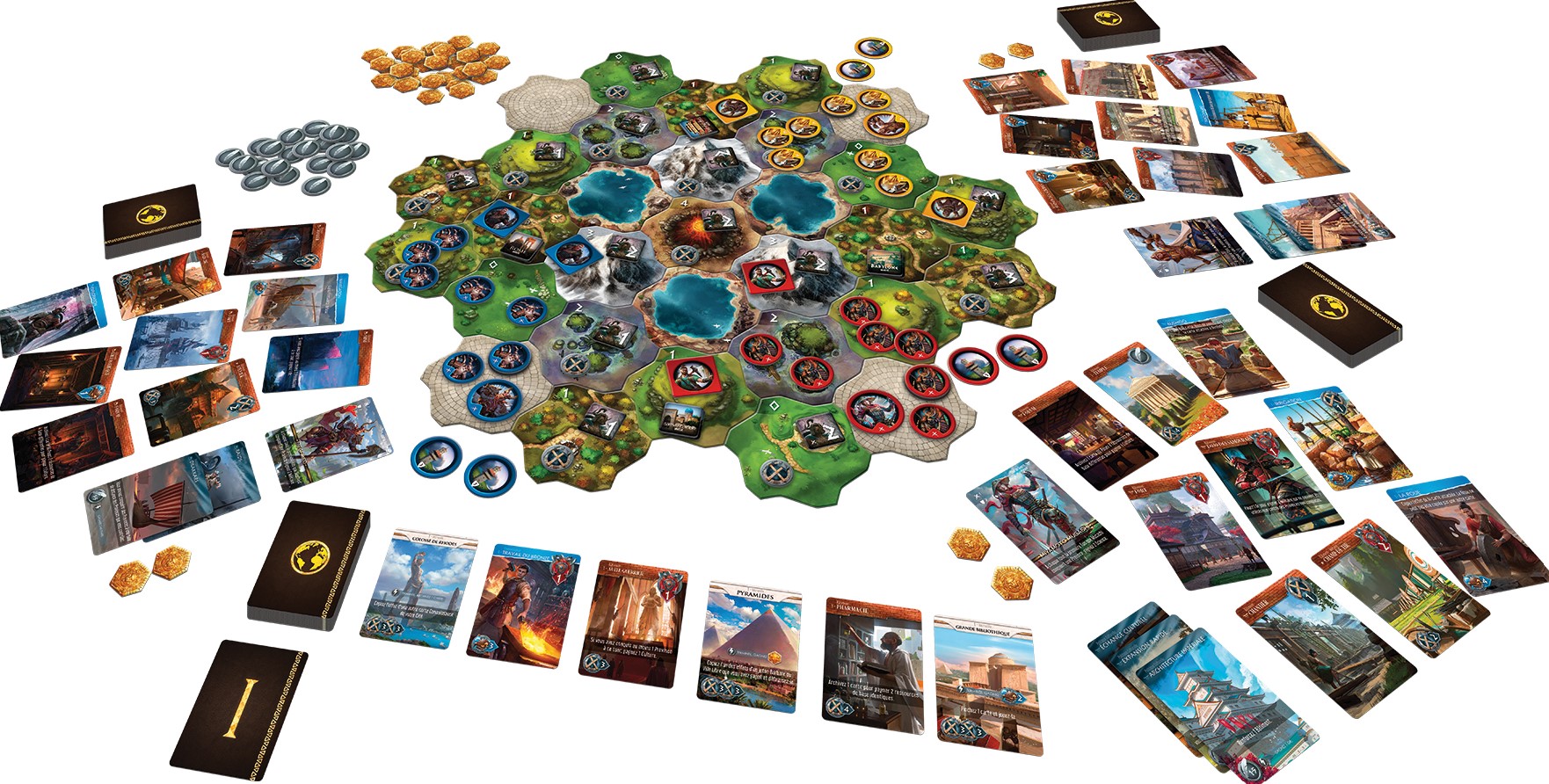 plateau du jeu de société Monumental