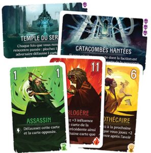 cartes du jeu cardia