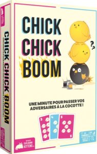 boîte du jeu de société chick chick boom