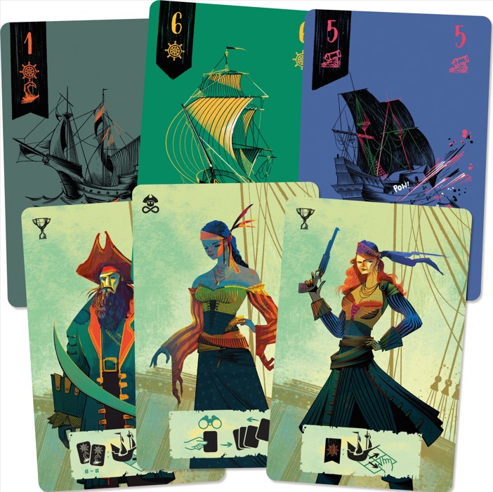cartes du jeu de société sail
