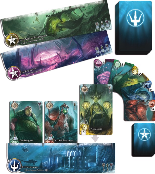 cartes du jeu de societe abyss