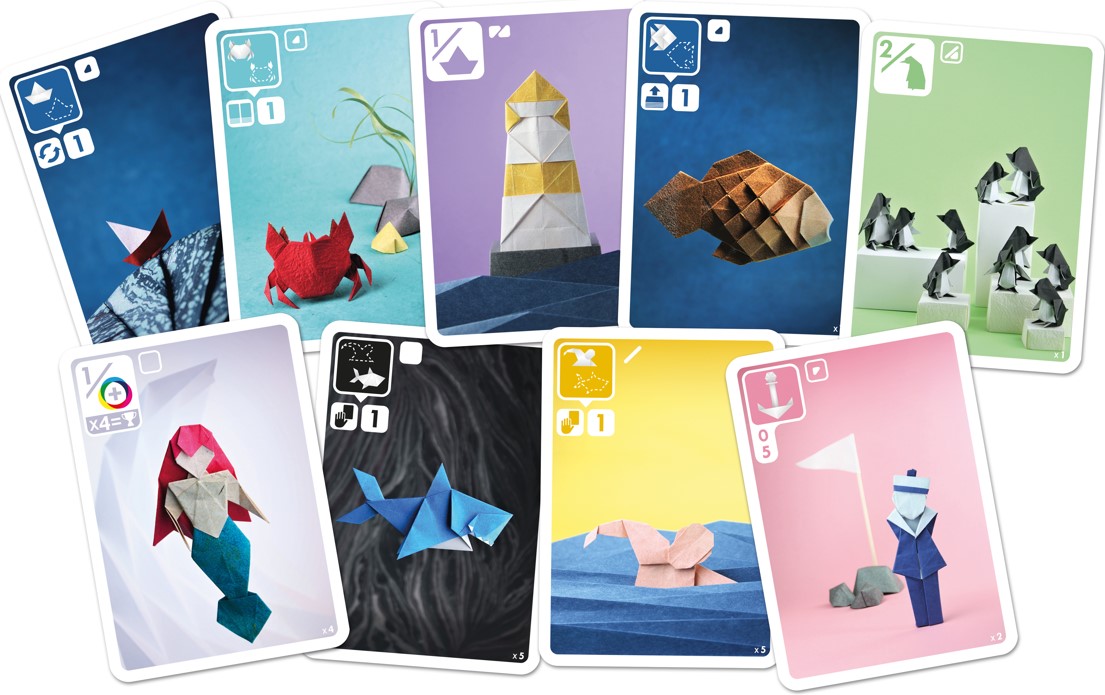 cartes du jeu de collection sea salt and paper