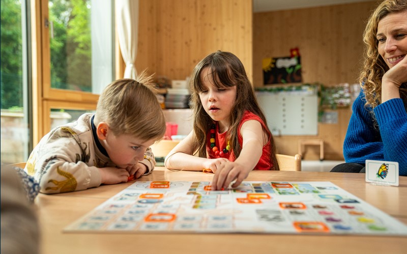 jeu de plateau concept kids animaux