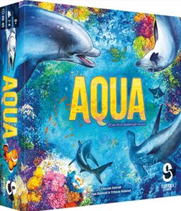 boîte du jeu de société aqua 
