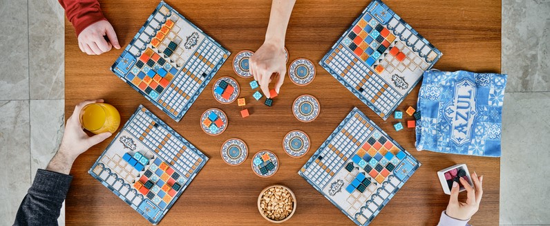 asmodee jeux azul plateau et tuiles