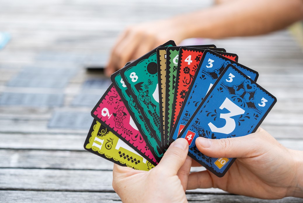 cartes du jeu trio