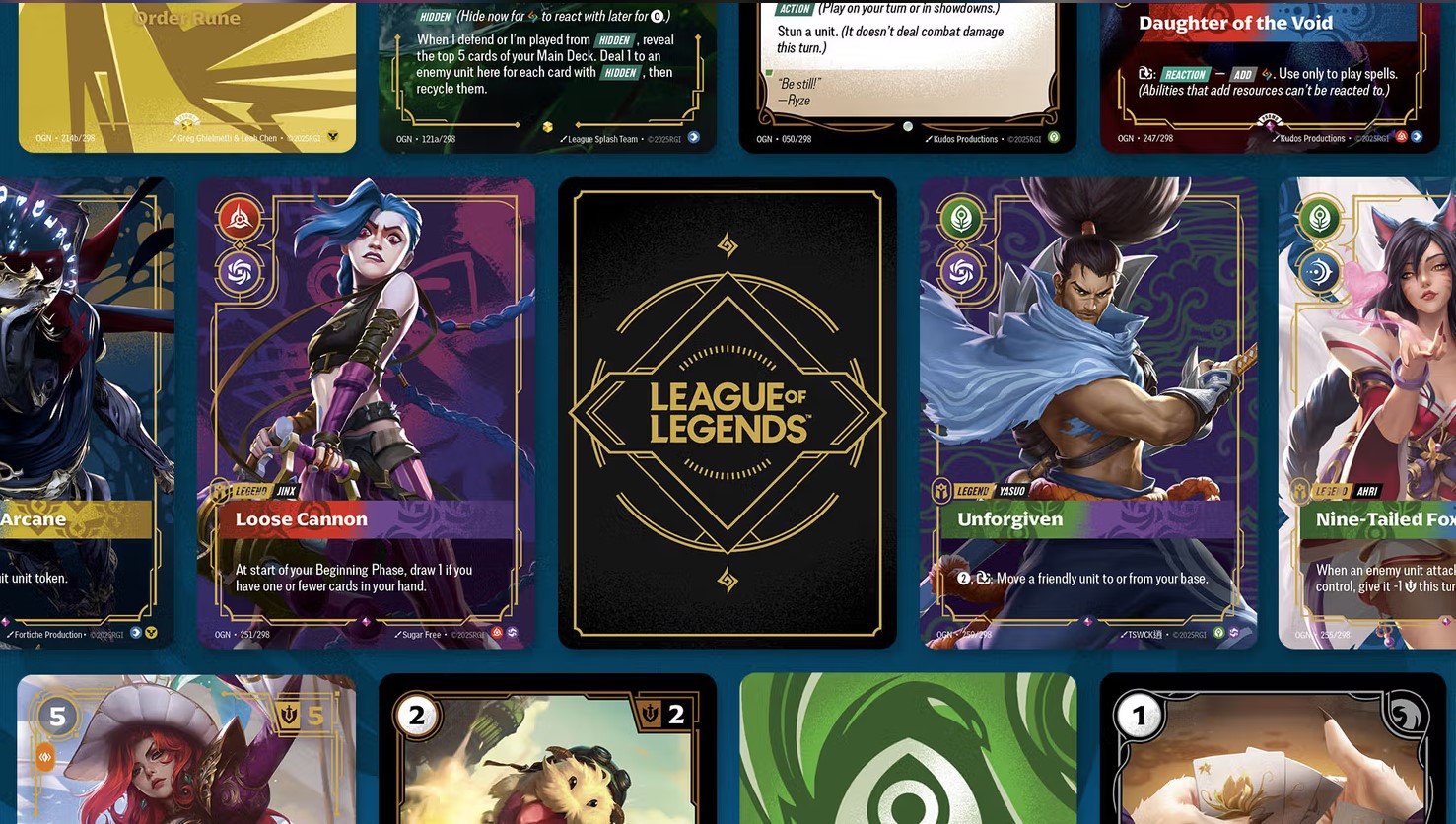 riftbound tcg cartes à collectionner