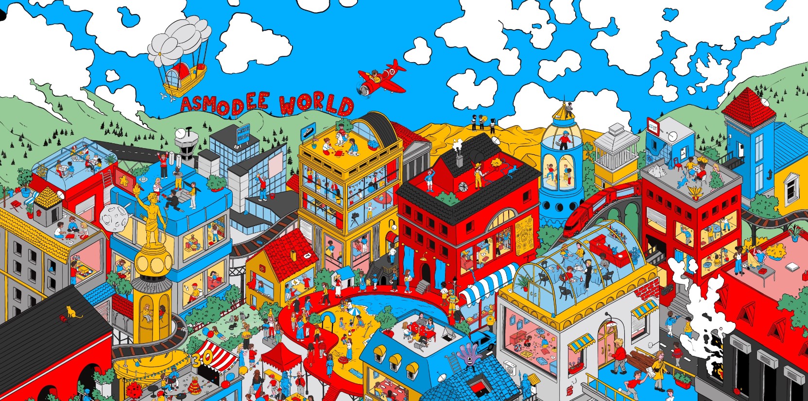 jeu concours asmodee world fresque