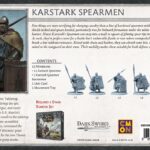 Trône de Fer, le jeu de figurines : Lanciers de la Maison Karstark [S16]