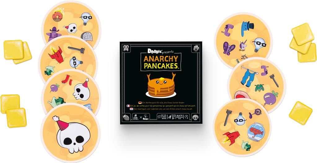 Dobble : Anarchy Pancakes (Clutch Box) DE/FR/NL