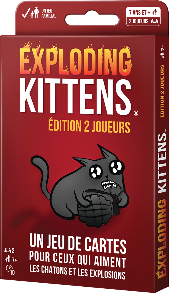 Exploding Kittens : Édition 2 Joueurs