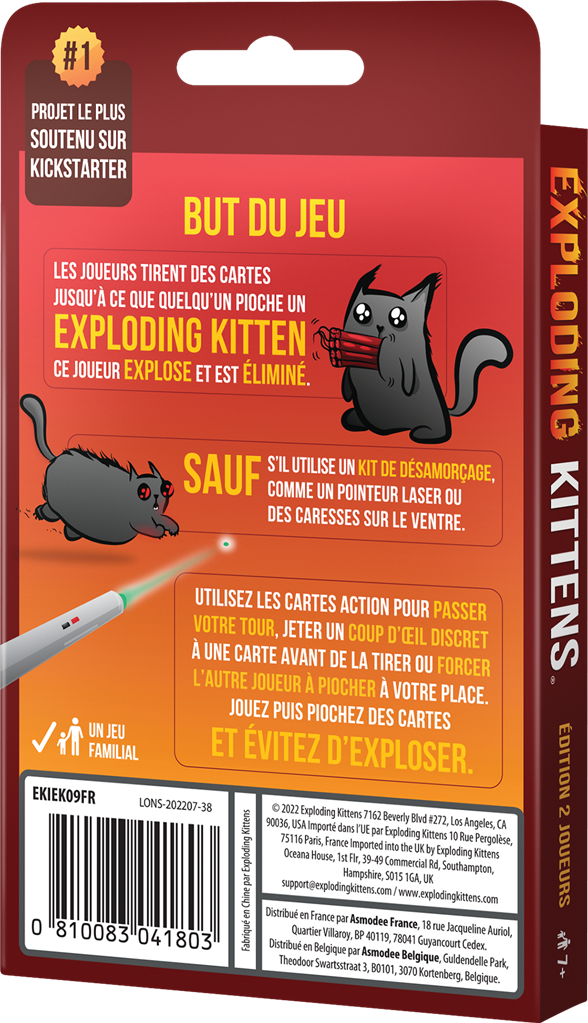 Exploding Kittens : Édition 2 Joueurs